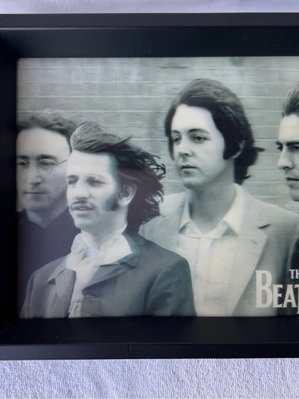 The Beatles 3D Hologram Photo in Box Frame Picture 11x9x2 inches